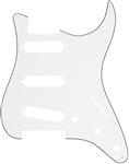 Fender Pickguard for Stratocaster 11 Hole Modern 3 Ply Parchment